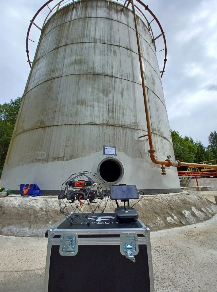 Inspection intérieur drone